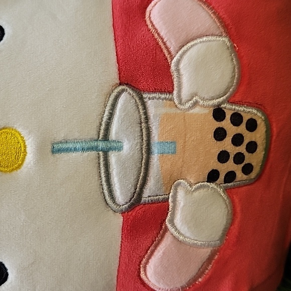 NWT Squishmallows Sanrio Hello Kitty and Friends Hello Kitty with Boba Tea 8" - Picture 3 of 12